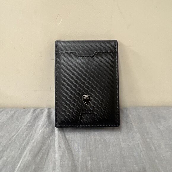 TRAVANDO Mens Slim Wallet with Money Clip AUSTIN RFID Blocking Bifold Charity - Picture 1 of 9